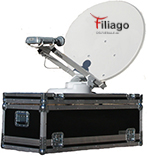 Filiago mobil Eutelsat KA Fly Away Anlage